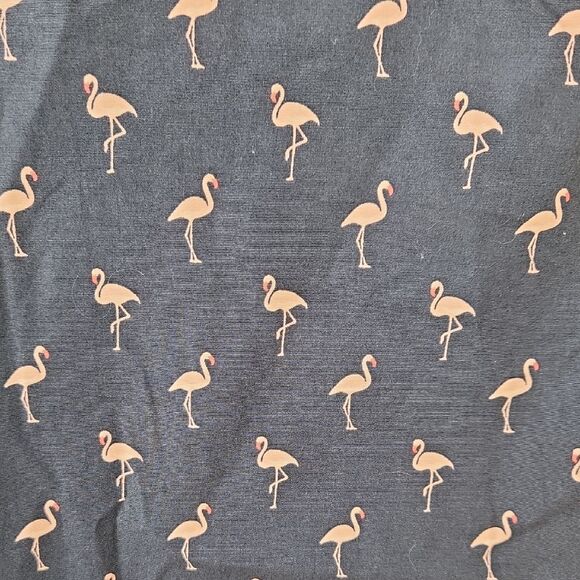 Apt. 9 Blue And Pink FlamingoCasual Button Down Shirt mens Large - Picture 4 of 6